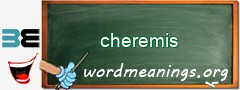 WordMeaning blackboard for cheremis